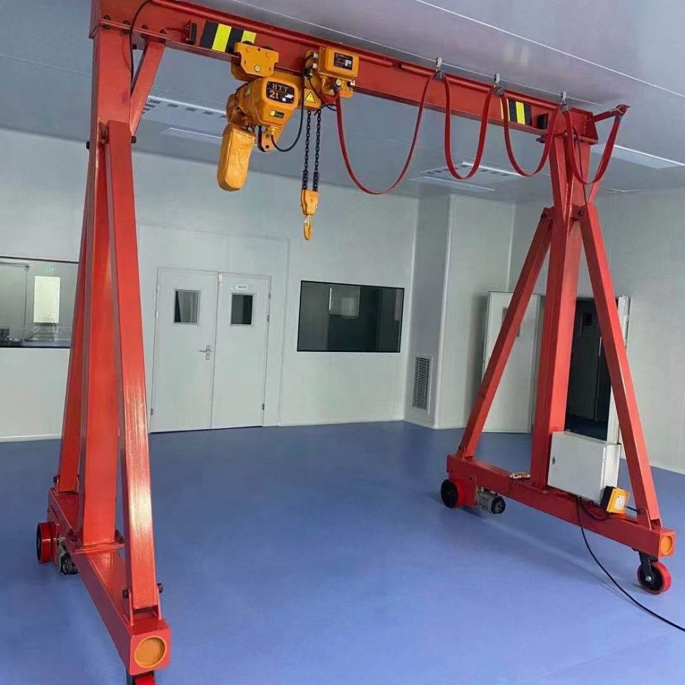 小型龍門架、簡易龍門吊、手動電動無軌小型門式起重機