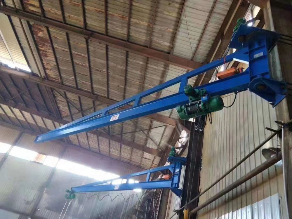 懸臂起重機廠家供應，壁柱式懸臂吊型號規(guī)格、起重量、半徑